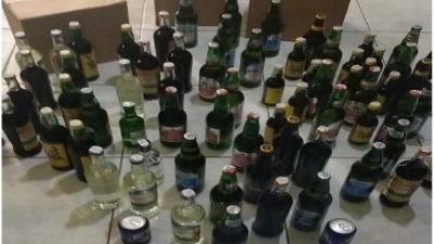 Jelang Pergantian Tahun, Sat Narkoba Polres Sumedang Sita Ratusan Botol Miras