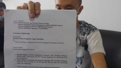 Korban Penggusuran Pasar Sandang Sumedang Tagih Ganti Rugi