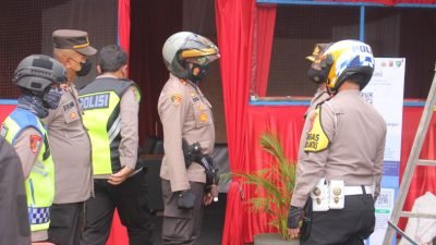 Operasi Lilin Lodaya 2021, Kapolres Sumedang Cek Kesiapan Pos Pengamanan Nataru
