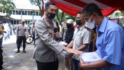 Waka Polda Jabar Tinjau Gebyar Vaksin Presisi di IKOPIN Sumedang