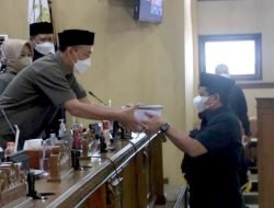 DPRD Sumedang Terima LKPJ Bupati Tahun Anggaran 2021