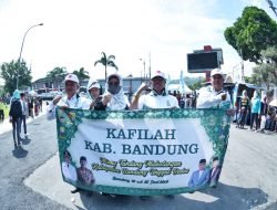 Ribuan Warga Sumedang Tumpah Ruah Saksikan Pawai Ta’aruf MTQ Tingkat Jabar