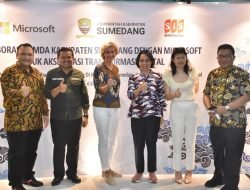 Wujudkan Digitalisasi Pendidikan dan Pemerintahan, Pemda Sumedang Jalin Kolaborasi dengan Microsoft
