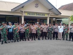 Sinergitas TNI-Polri Gelar Apel Gabungan