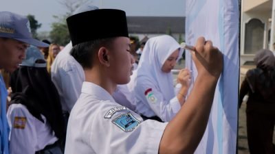 Cegah Aksi Kekerasan Pelajar, Polres Sumedang Gelar Deklarasi Damai