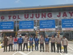 Jelang Arus Mudik Lebaran, Kapolres Sumedang Dampingi Kapolda Jabar Cek Jalur Tol Cisumdawu