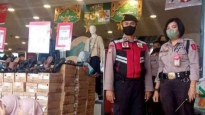 Jelang Hari Raya Idul Fitri, Polres Sumedang Lakukan Pengamanan Di Pusat Perbelanjaan