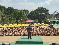 Beri Bekal Kepemimpinan, Kodim 0610 Laksanakan LDKS Bagi SMK Bhakti Nusantara