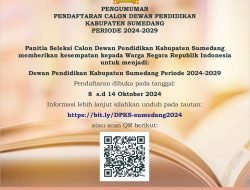 Sumedang Cari Pemimpin Pendidikan Masa Depan: Ajak Warga Bergabung dalam Dewan Pendidikan