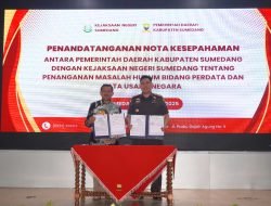 Pemda Sumedang Lakukan MoU dengan Kejari Sumedang