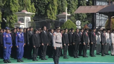 Polres Sumedang Gelar Upacara Hari Kesaktian Pancasila dengan Khidmat