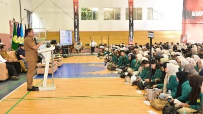 Tekankan Zero Sampah, Bupati Sumedang Berikan Arahan Lingkungan kepada Mahasiswa KKN UNSAP